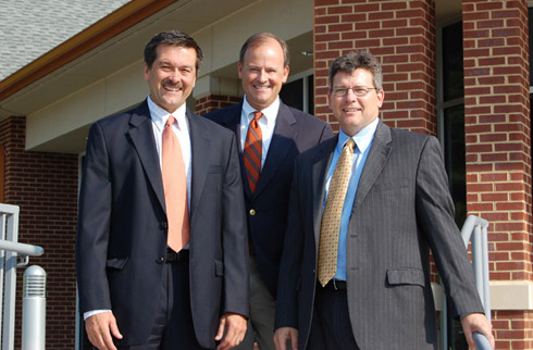 Delegate Terry Kilgore, Senator William Wampler and Tom Deaderick